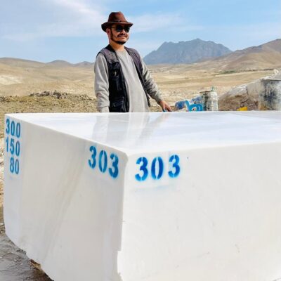 White Granite Block