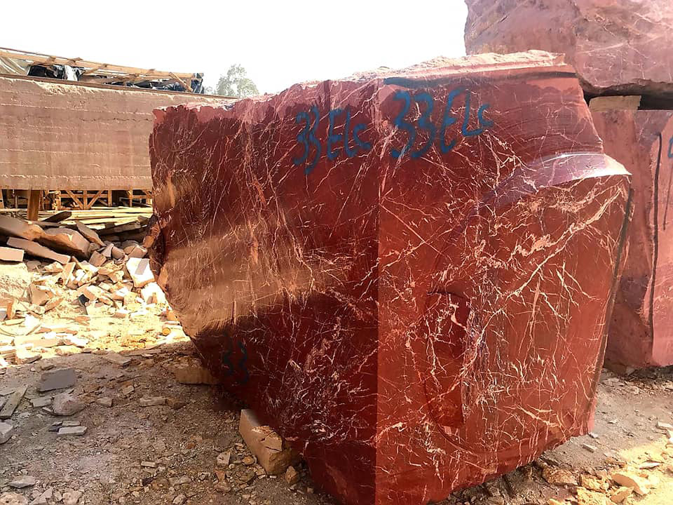Red Jasper Marble Blocks