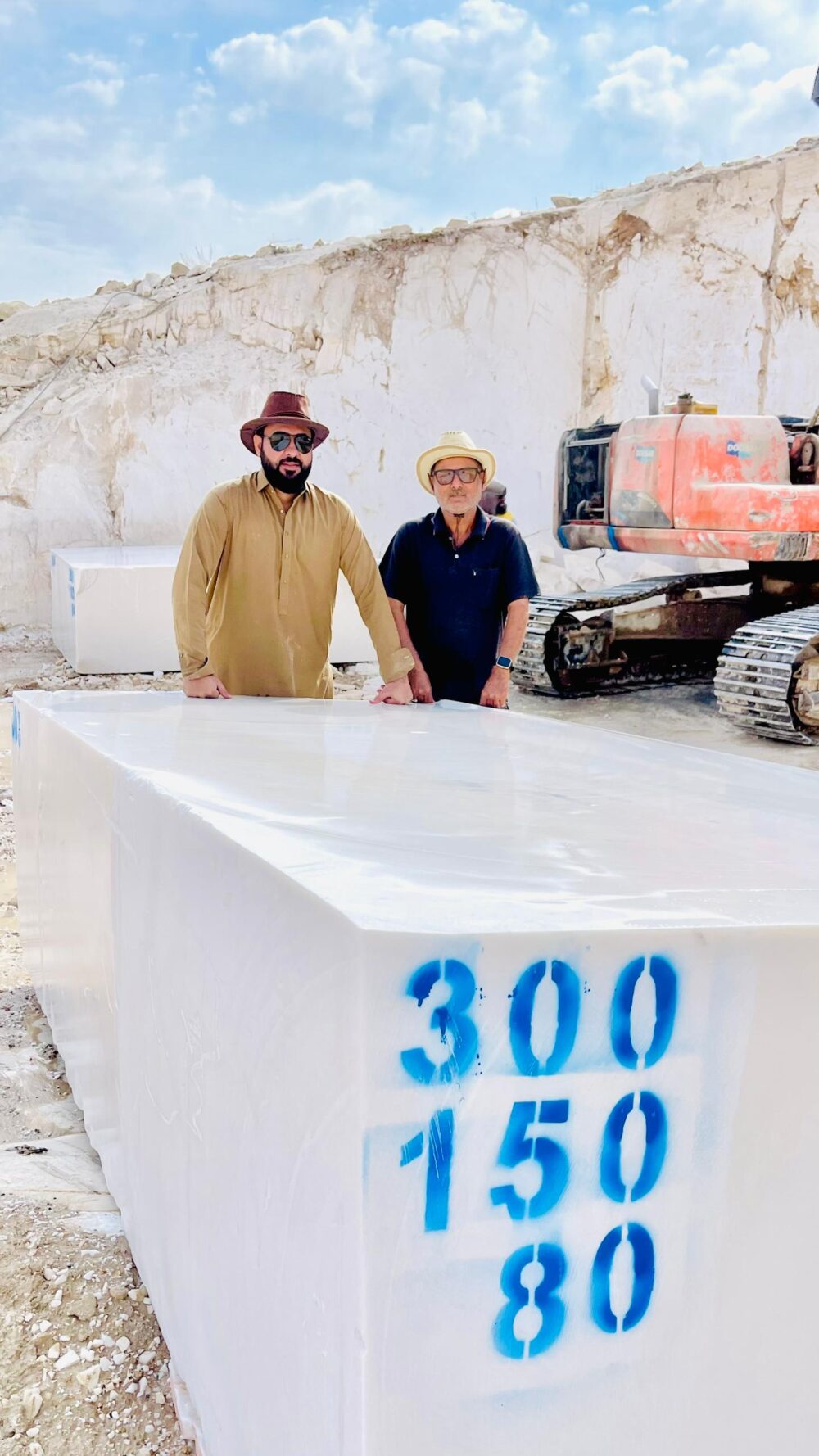 White Marble Block